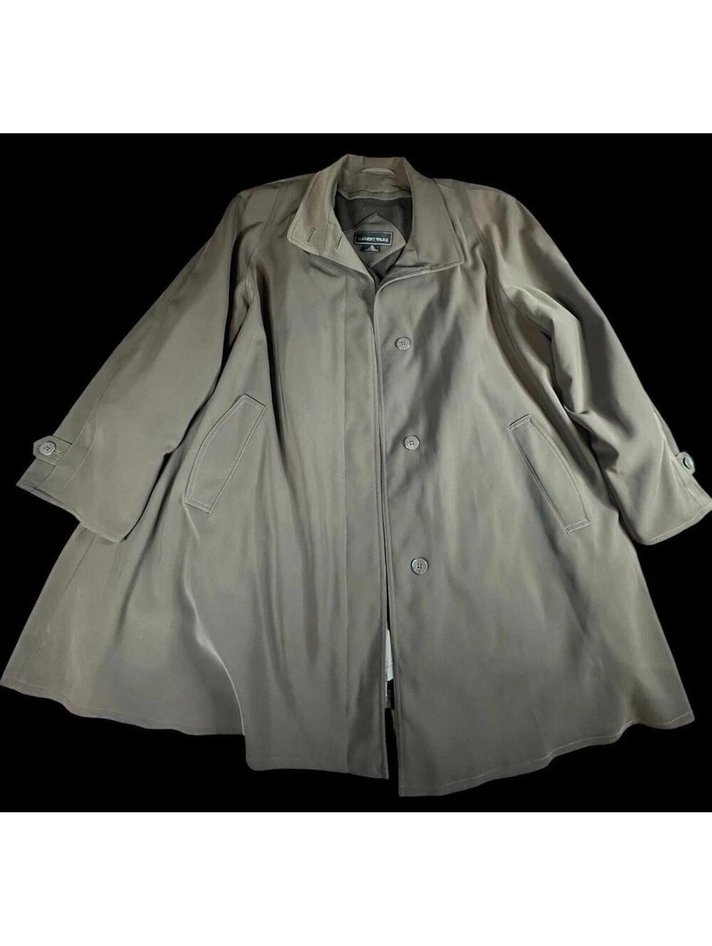🧥✨ Regent Park Taupe Trench Coat 3X Women Rain Jacket Classic ✨🧥